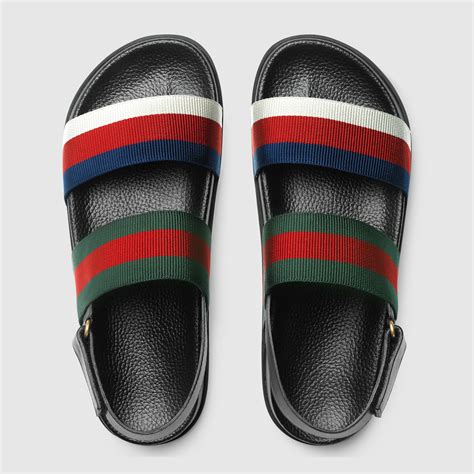 men gucci web slides|gucci inspired men's slides.